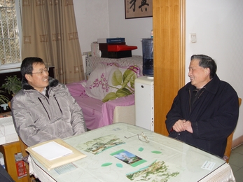 武贵龙书记春节看望原校级领导